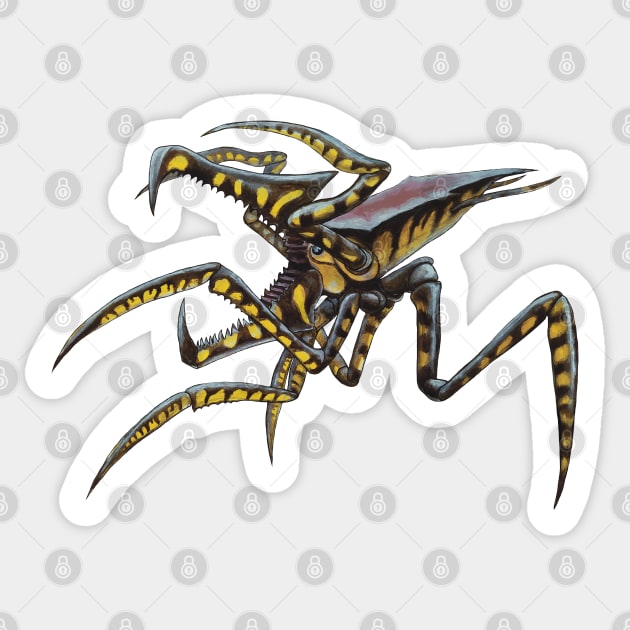 Starship Troopers (1997): Arachnid Sticker by SPACE ART & NATURE SHIRTS 